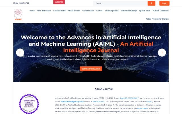 AAIML Journal — Academic Journal
